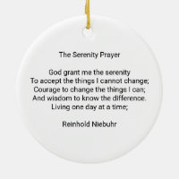 Clean & sober white custom recovery prayer message