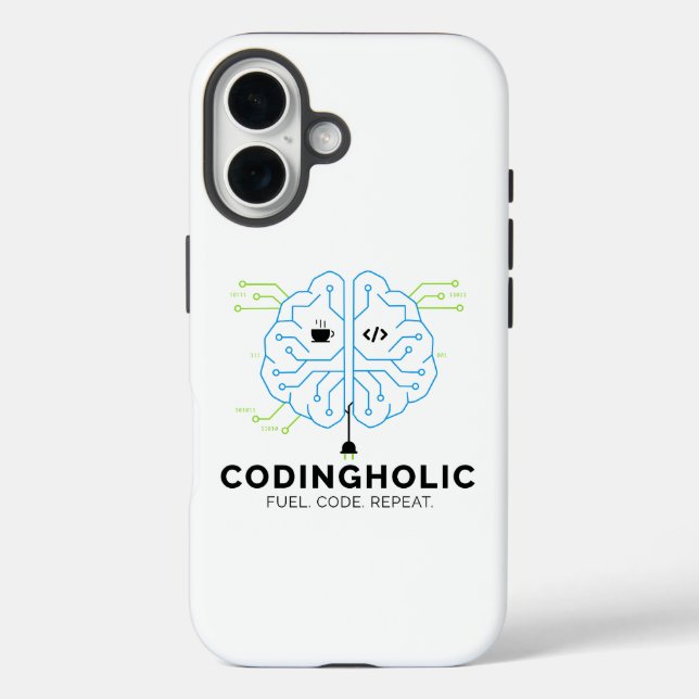 Clean Tech Brain For Programmers & Developers Case-Mate iPhone Case (Back)