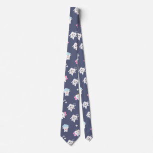 Clean Teeth Dental Blue Dentist Tie
