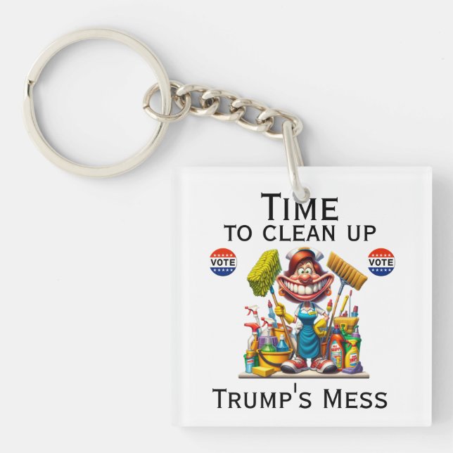 Clean Up Keychain (Front)