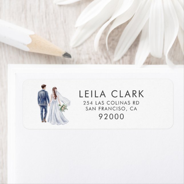 Clean Wedding Vendor (Generic) Return Address  (Insitu)