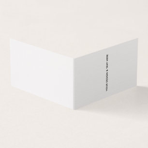 Clean White Minimalist Grandma Birthday Card