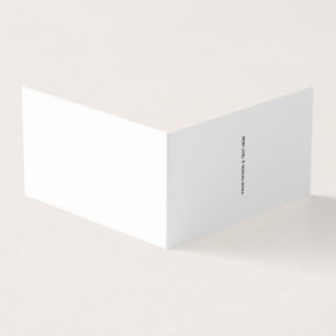 Clean White Minimalist Pet Sympathy Thank You Card