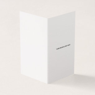 Clean White Minimalist Sister Birthday Card