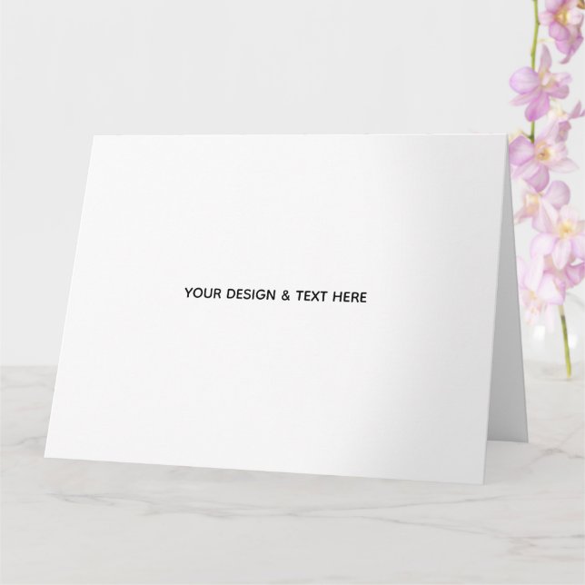 Clean White Minimalist Son Graduation Card (Orchid)