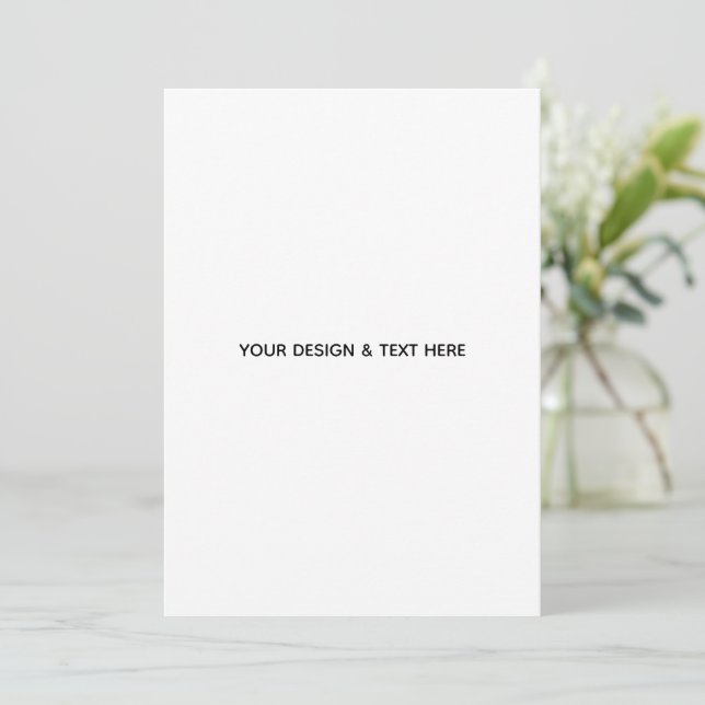 Clean White Minimalist Son Graduation Card (Standing Front)