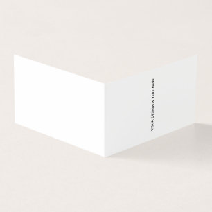 Clean White Minimalist Son Graduation Card