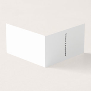Clean White Minimalist Son Graduation Card