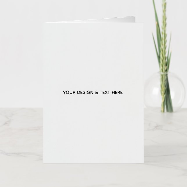 Clean White Minimalist Son Graduation Card (Front)