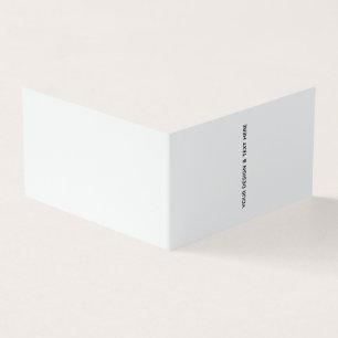 Clean White Minimalist Son Graduation Card
