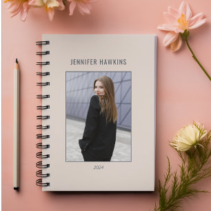 Clean Women Photo 2024 Monogrammed Personal Planner