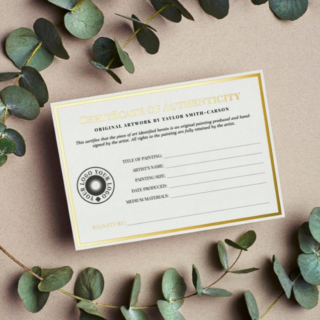 Clean Your Logo Certificate of Authenticity (Creator Uploaded)