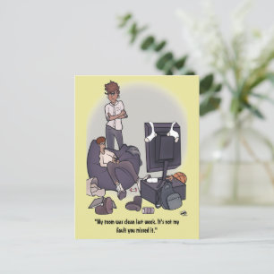 Clean Your Room Postcard