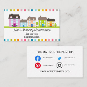 cleaner maintenance handy man hire a husband business card