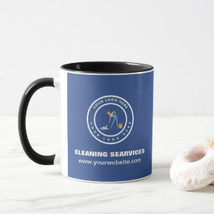 Cleaning Company Custom Logo Cleaning Service Mug