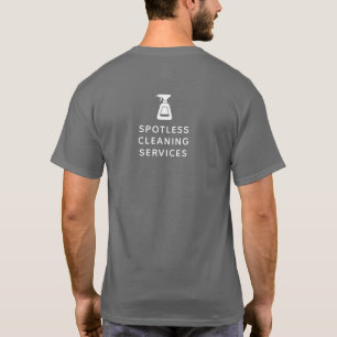 Cleaning Company Spray Bottle Grey T-Shirt
