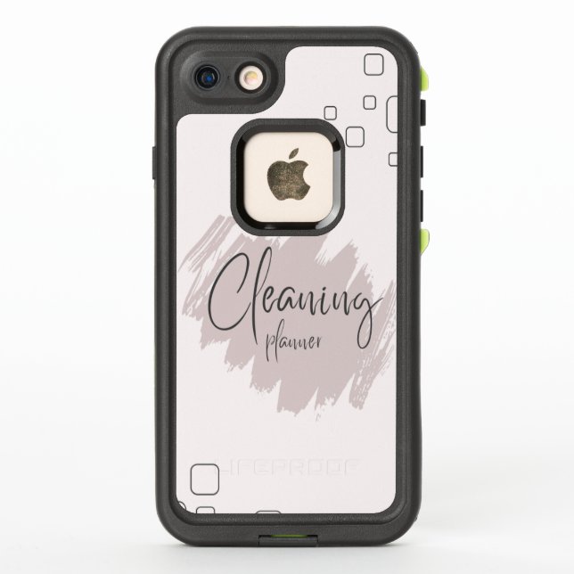 Cleaning design  LifeProof iPhone case (Back)