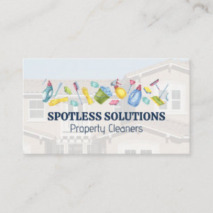 Cleaning Equipment   Residential Home Business Card