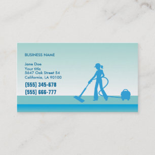 Cleaning Professionals Business Card Template