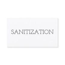 Cleaning Sanitization Disinfection Minimal