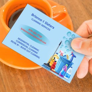 Cleaning Service Business Card