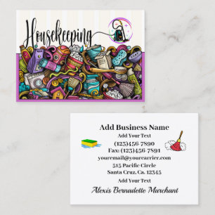 Cleaning Service Business Card
