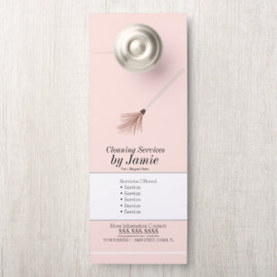 Cleaning Service Business Door Hanger