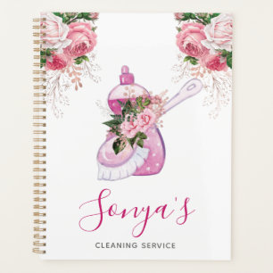 Cleaning Service Floral Cute dish soap Planner