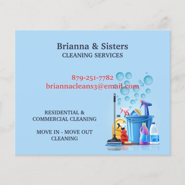Cleaning Service Flyer (Front)
