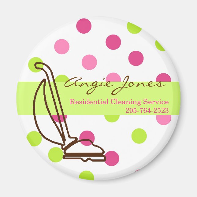 Cleaning Service Magnet (Front)