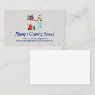 Cleaning Service   Maid Cleaning   Clean Equipment Business Card
