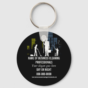 Cleaning Service professional PERSONALIZE Keychain