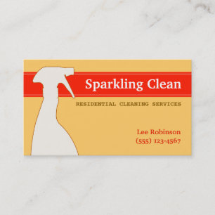 Cleaning Services Business Card