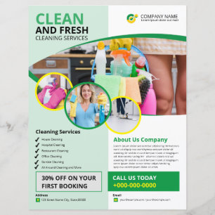 Cleaning Services Flyer Template