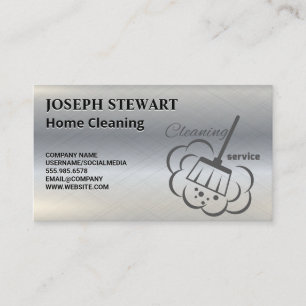 Cleaning Services   Home Cleaners Business Card