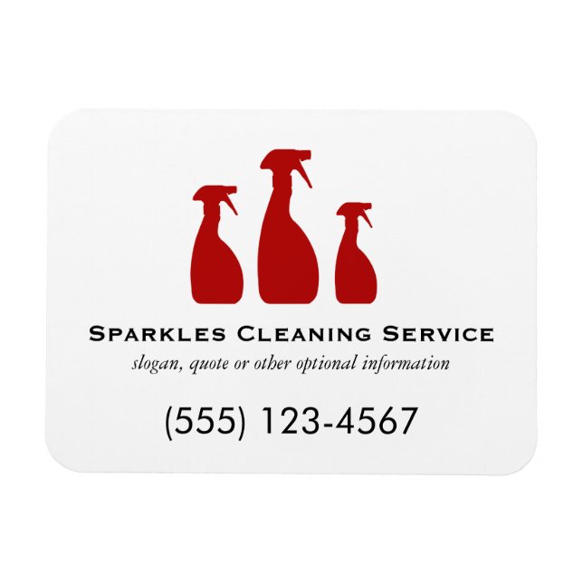 Cleaning Services Magnet (Horizontal)