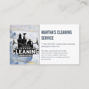 Cleaning Services   Maid Cleaning Tools Business  Business Card