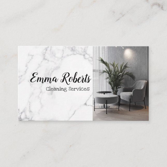 Cleaning Services | Maid Service Business Card (Front)