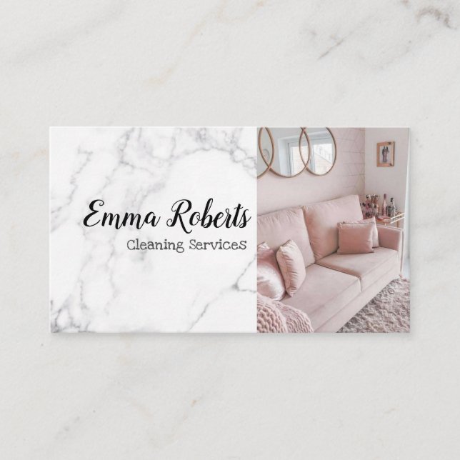 Cleaning Services | Maid Service Business Card (Front)