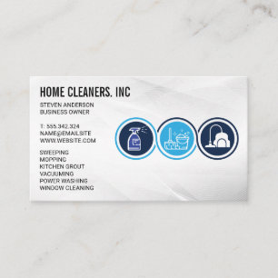 Cleaning Services   Maid Service   Sanitizing Business Card