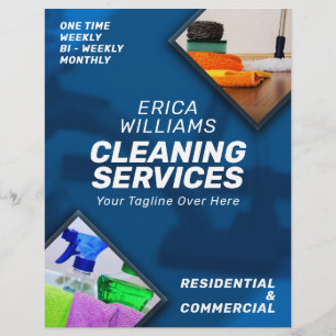 Cleaning services modern  flyer