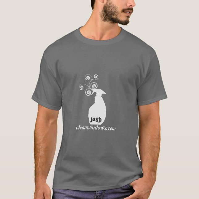Cleaning Services Professional Business Look T-Shirt (Front)