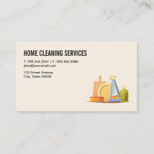 Cleaning Services Vacuum Business Card