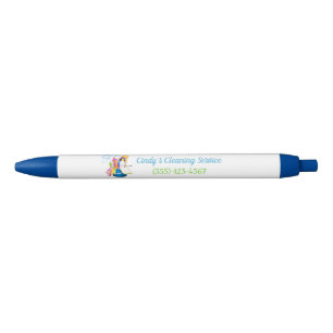 Cleaning Supplies Design House Cleaning Business  Black Ink Pen