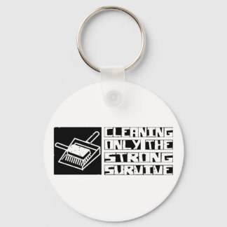 Cleaning Survive Keychain