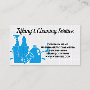 Cleaning Tools   House Services   Tiles Business Business Card