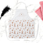 Cleaning Tools Professional Maid & House Cleaning  Apron<br><div class="desc">Professional maid & house cleaning services apron. Our Design features an elegant cleaning pattern that combines: a mop,  bucket,  vacuum,  spray bottle,  and feather duster. Customize with your business name or add your logo. All illustrations and logos are original artwork by Moodthology Papery</div>