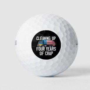Cleaning Up Four Years Of Crap Trump Garbage Truck Golf Balls