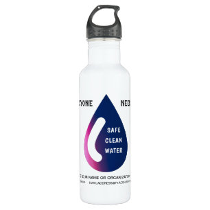 Cleanliness Everyone Needs Safe Clean Water 710 Ml Water Bottle