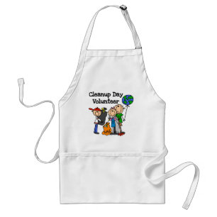 Cleanup Day Volunteer T-shirts and Gifts Standard Apron